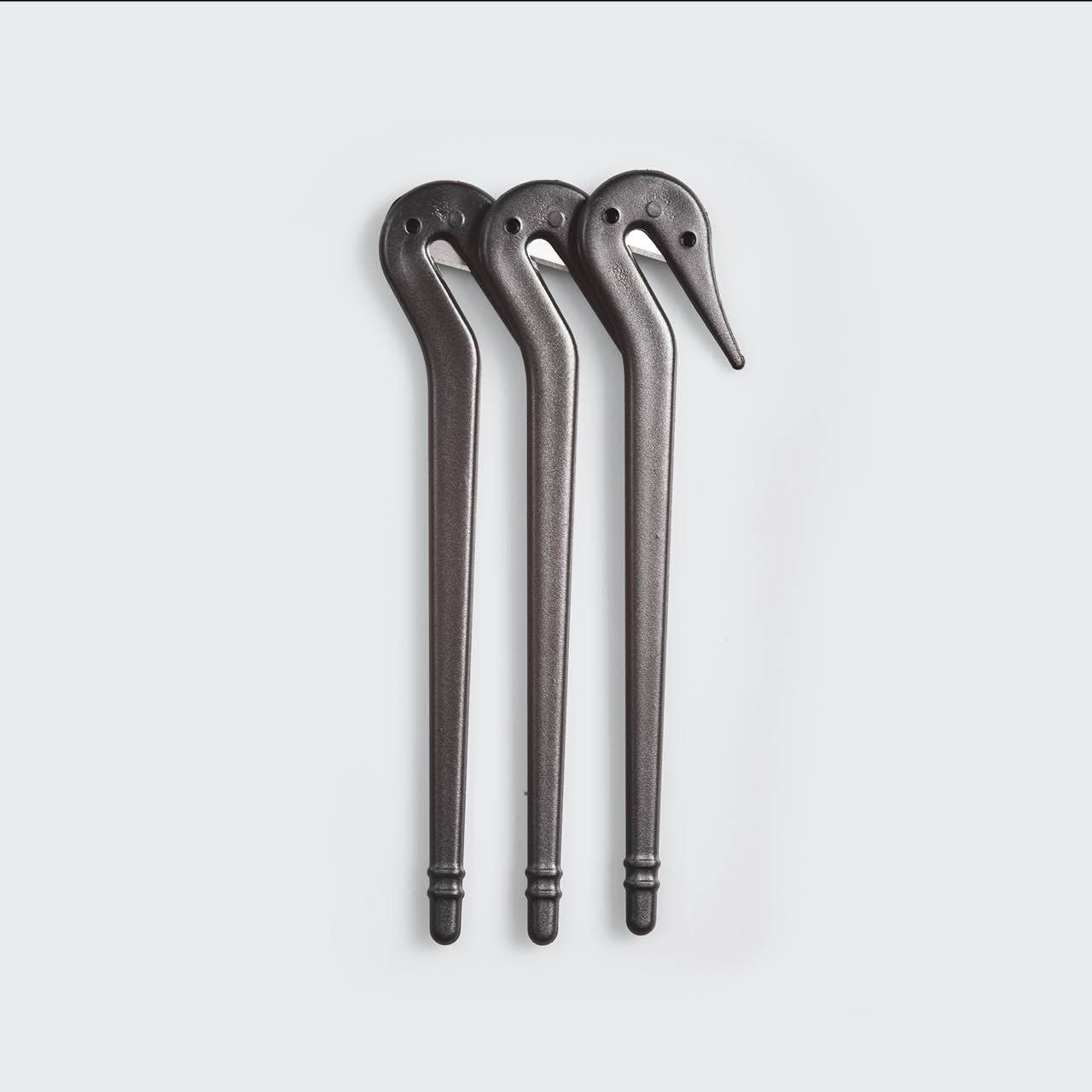 Eco-Friendly Elastic Cutters 3pc Set | Black