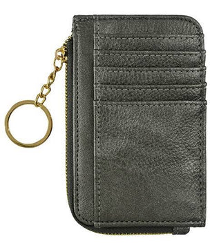 Small But Big Faux Leather Card Holder Wallet | Mauve