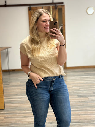 Melissa Ribbed Top w/ Pocket