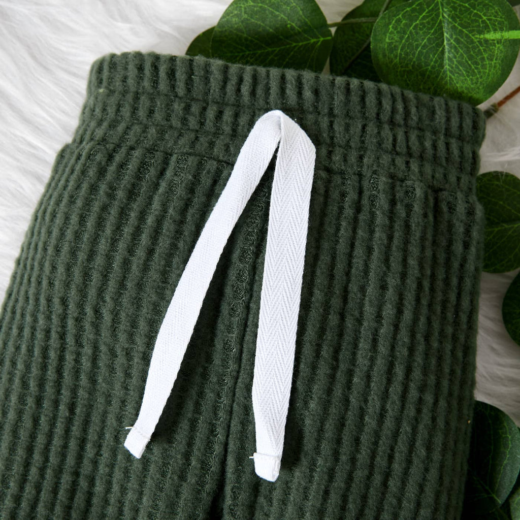 Wally Waffle Knit Set | Rust