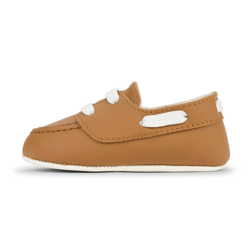 Eco Steps - Boat Shoe Brulee Brown: 9-12