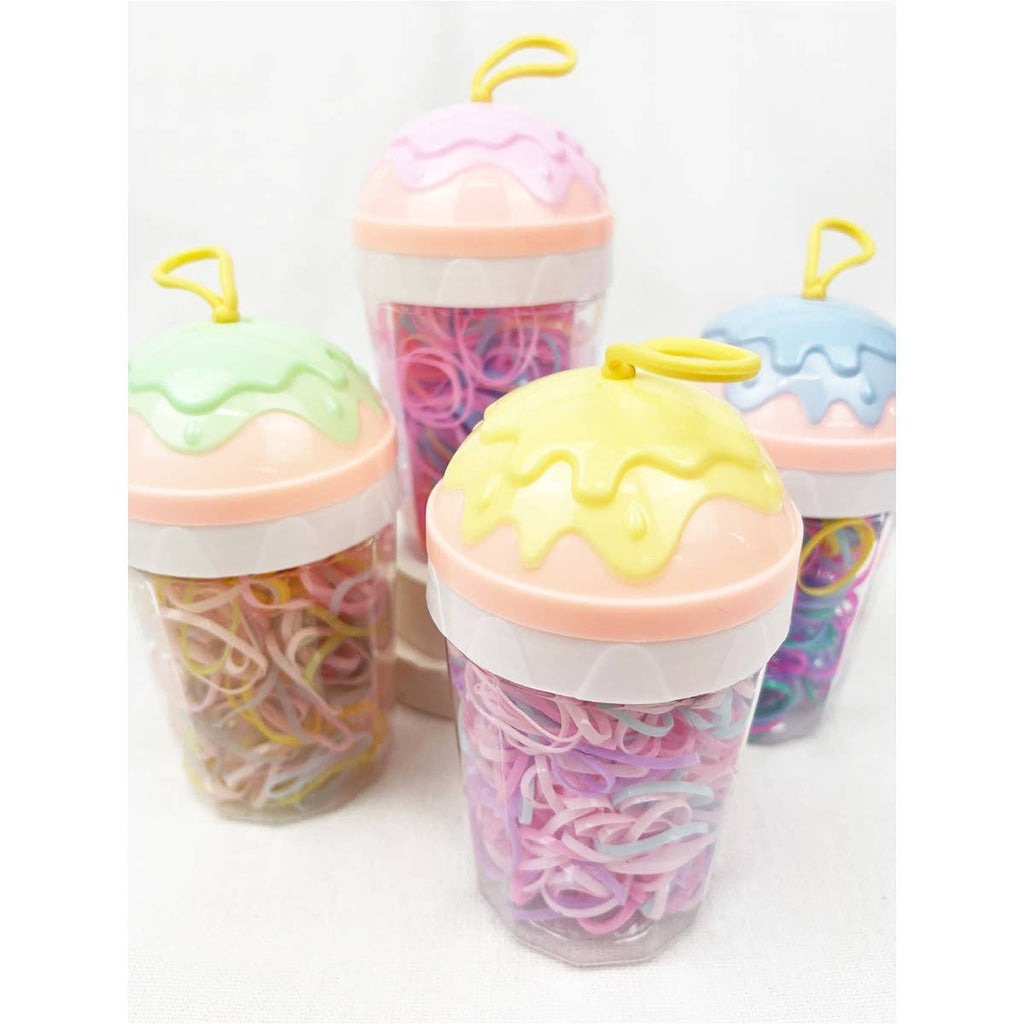 Ice Cream Box Pastel Tone Hair Tie Set