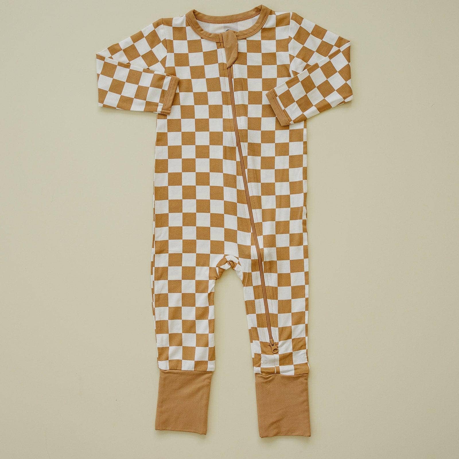 Golden Coast Check Bamboo Zippy