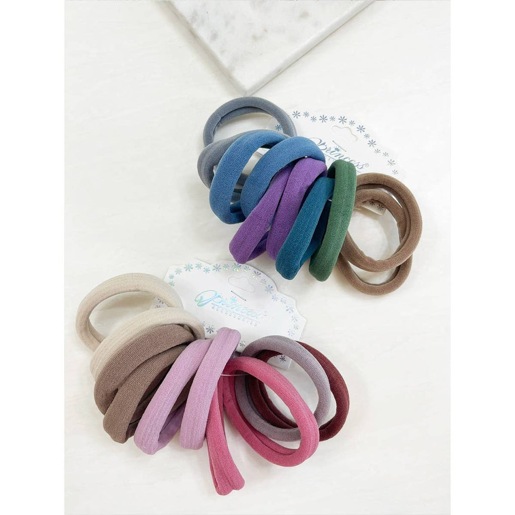 Elastic Hair Ties - Assorted Colors