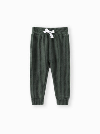Wally Waffle Knit Set | Rust