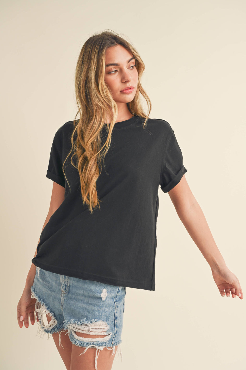 Mali Baby Short Sleeve Tee - Black