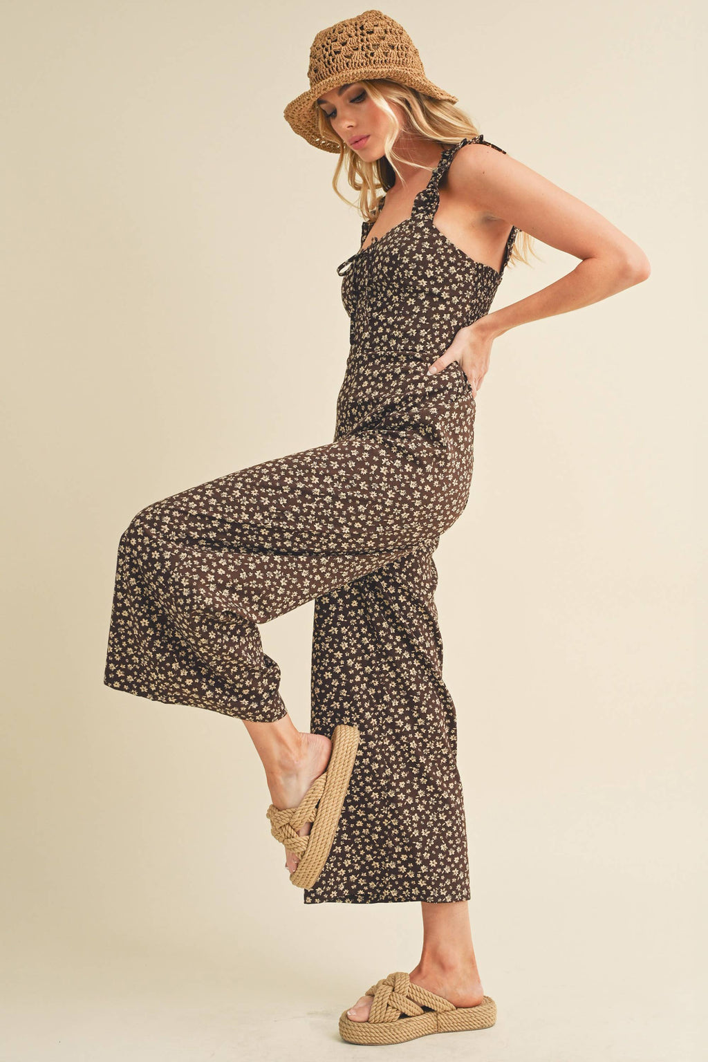 Brandis Jumpsuit | Chocolate