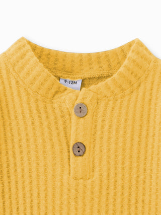 Wally Waffle Knit Set | Rust