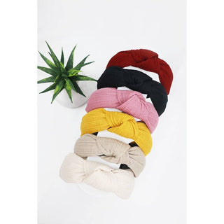 Solid Knotted Headband | Multiple Colors