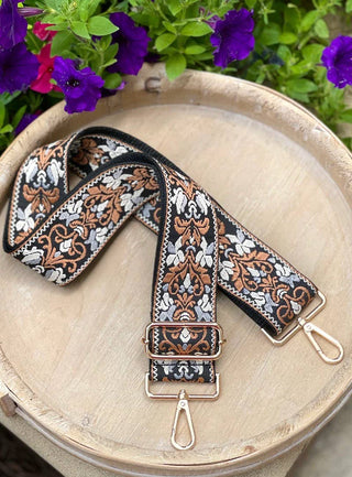 Boho Adjustable Women's Handbag Guitar Strap | Pink
