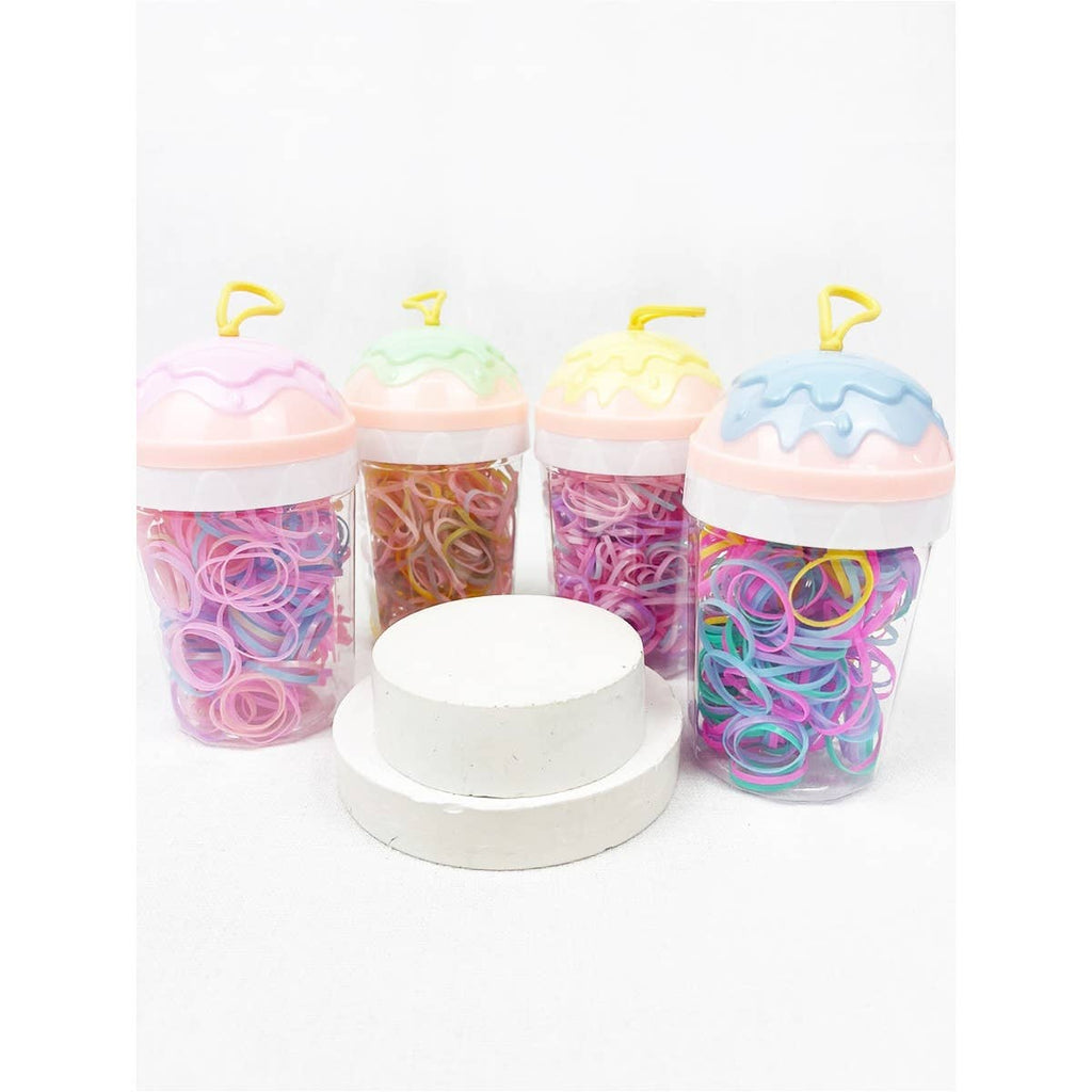 Ice Cream Box Pastel Tone Hair Tie Set