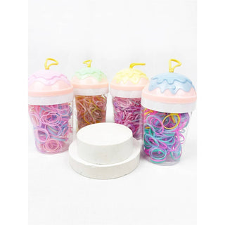 Ice Cream Box Pastel Tone Hair Tie Set