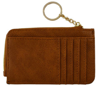 Small But Big Faux Leather Card Holder Wallet | Mauve