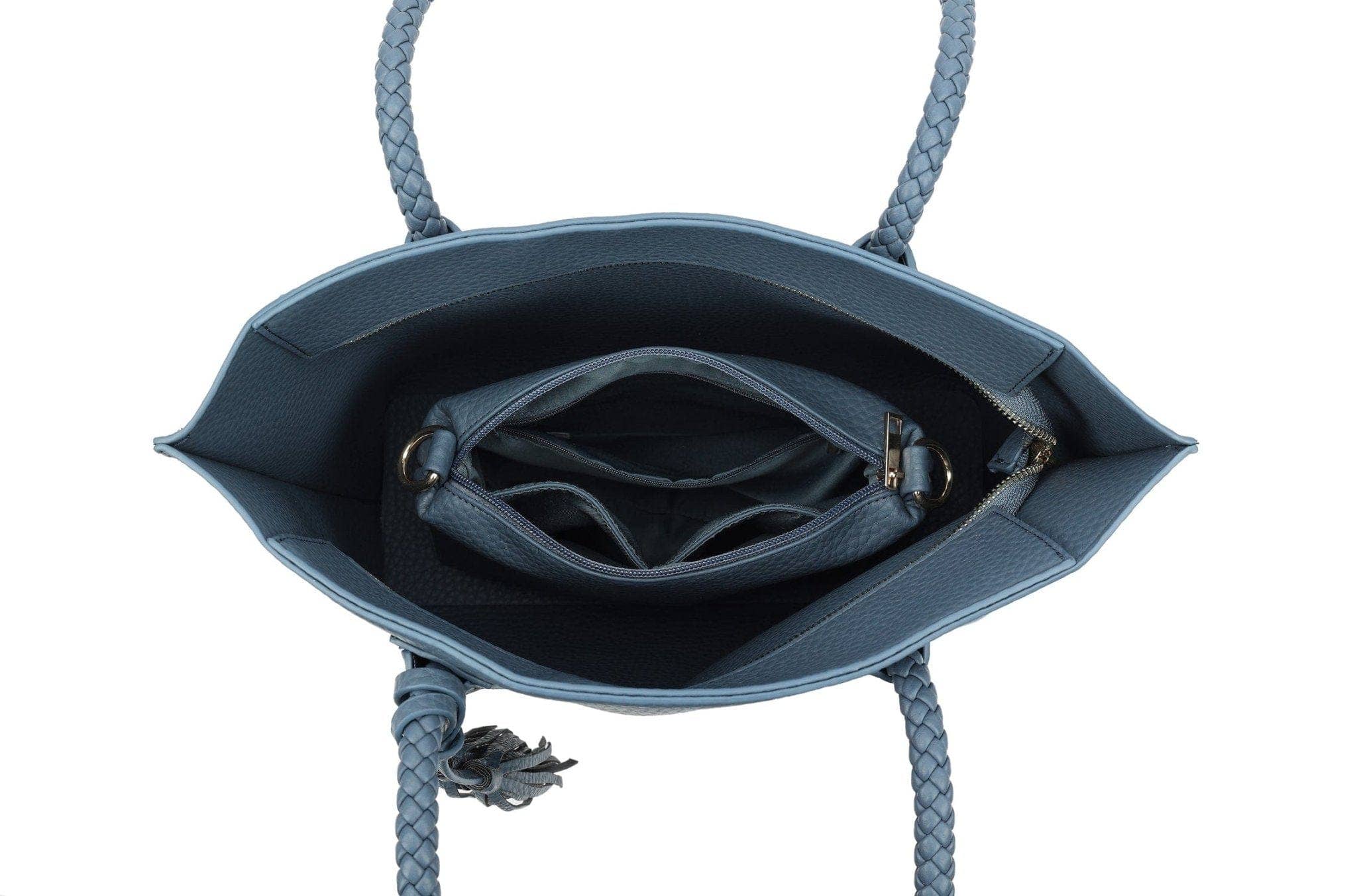 2 in 1 Tote and Crossbody Bag Set | Black