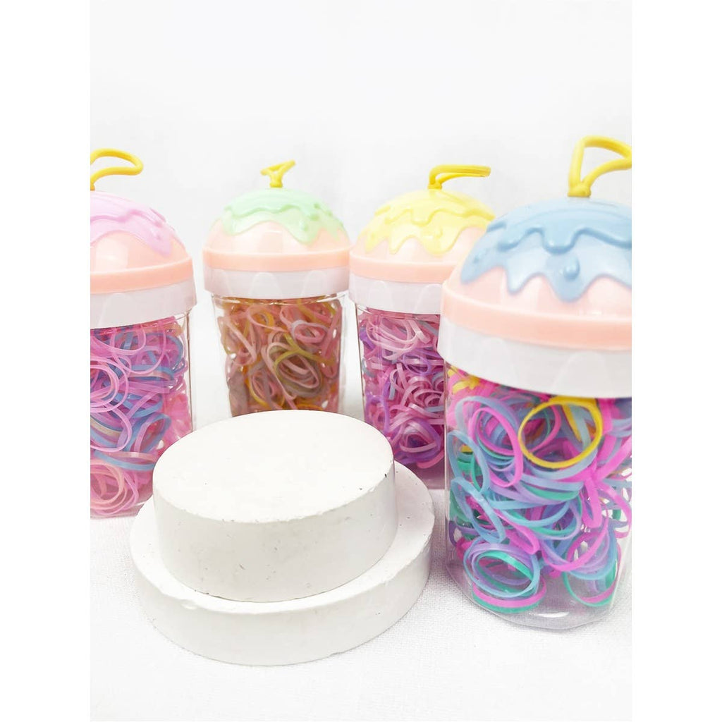 Ice Cream Box Pastel Tone Hair Tie Set