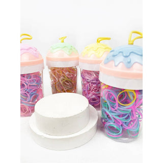 Ice Cream Box Pastel Tone Hair Tie Set