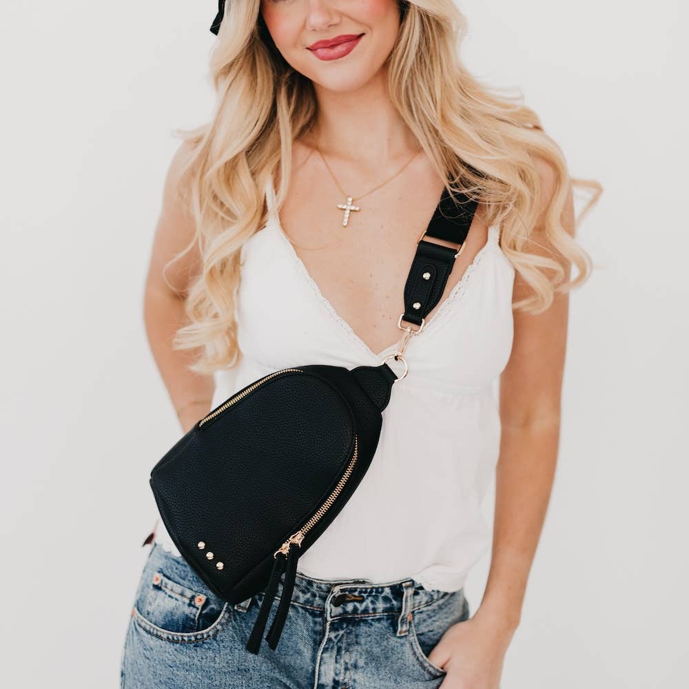 Adventure Awaits Sling Bag | Brown