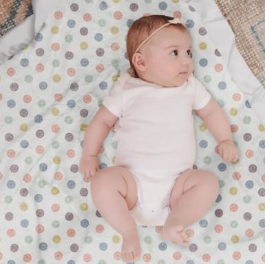 Reversible Baby Blanket | Happy Baby Vibes
