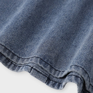 Polly Denim Overalls Set