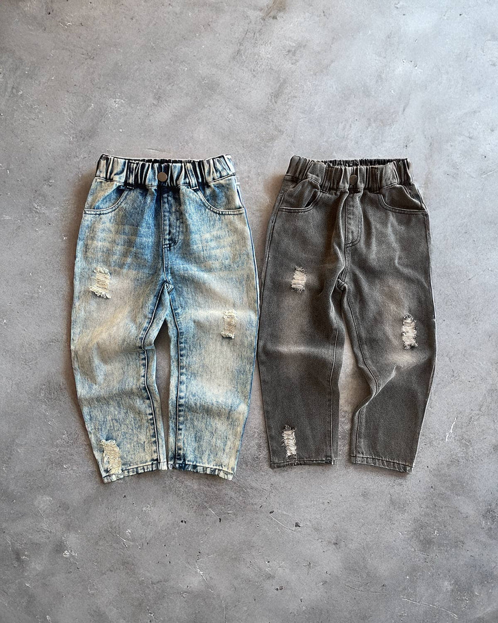 Toddler Relaxed Straight Light Acid Wash Denim