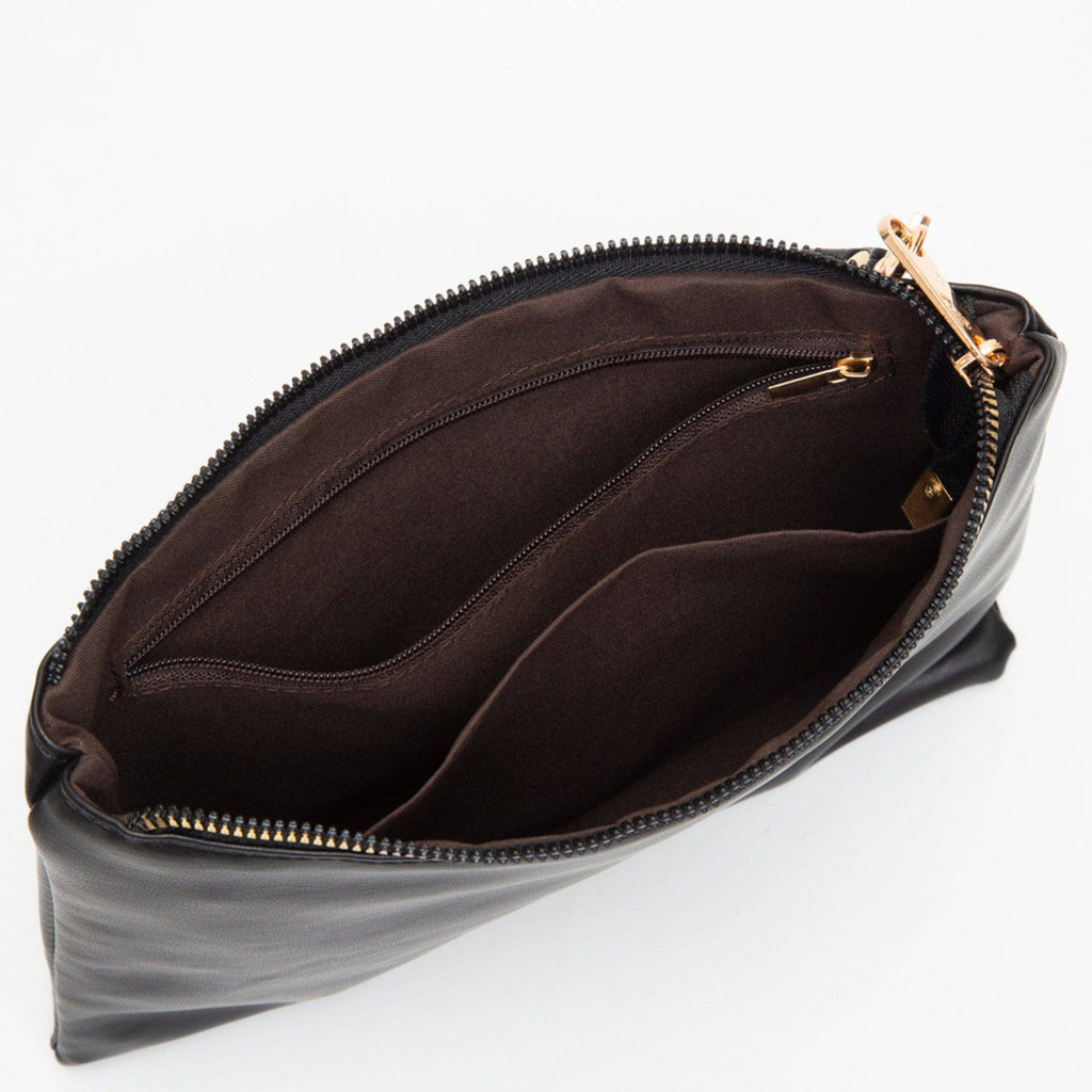 Tiara Woven Hobo Tote Bag With Pouch | Tan