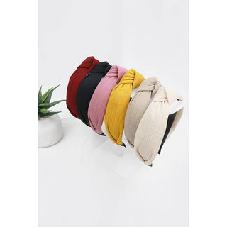 Solid Knotted Headband | Multiple Colors