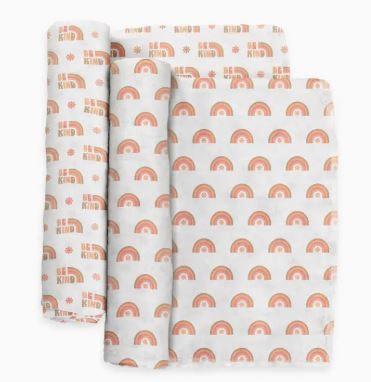 Swaddle Blanket Set | Be Kind Rainbows