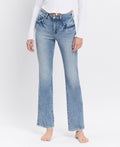 Vervet Glamour High Rise Bootcut Full Length Jeans