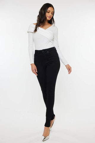 KanCan High Rise Super Skinny | Black