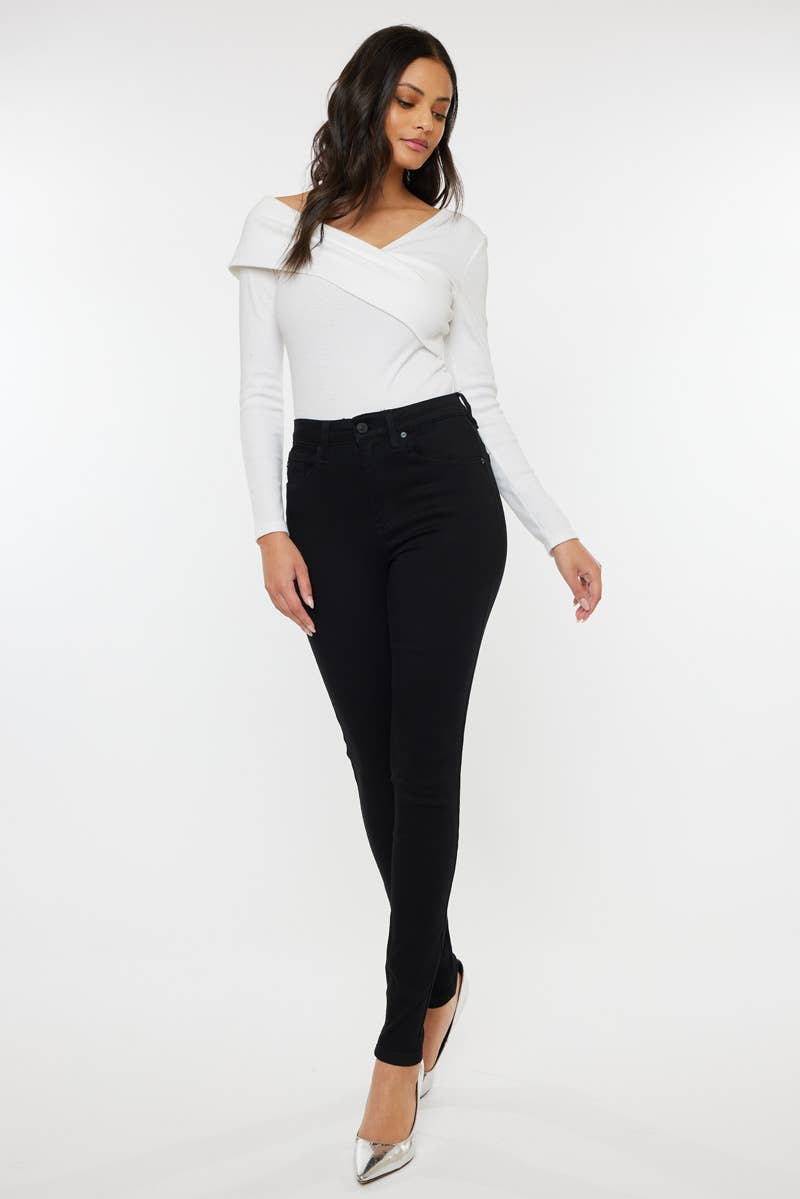 KanCan High Rise Super Skinny - Black