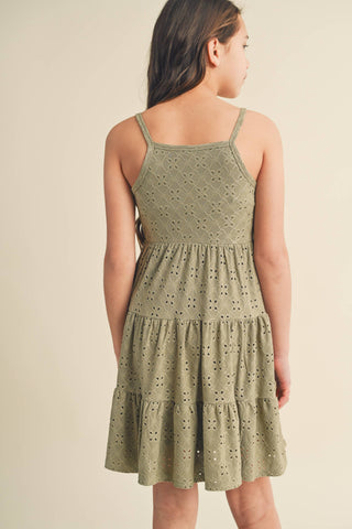 Melanie Tiered Dress | Sage