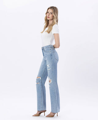 Lovervet Jet Lag 90's Vintage Super High Rise Flare Jeans
