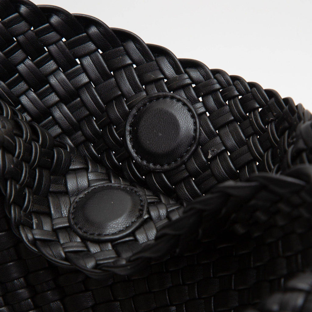 Tiara Woven Hobo Tote Bag With Pouch | Tan