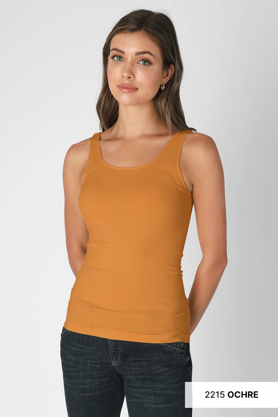 Plain Jersey Tank Top | Black