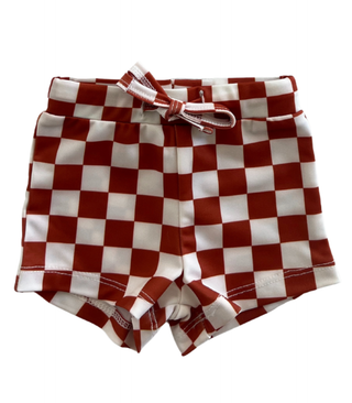 Riviera Swim Short | Checkerboard