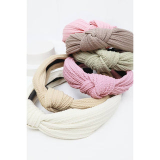 Ribbed Knotted Headband | Multiple Colors