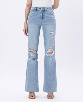 Lovervet Jet Lag 90's Vintage Super High Rise Flare Jeans