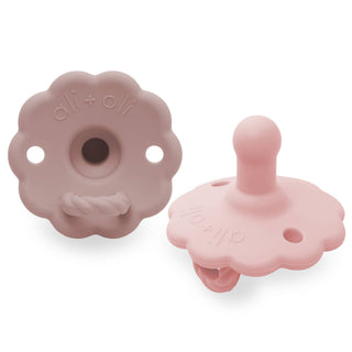 Pacifier Set Flower | Blush + Pink