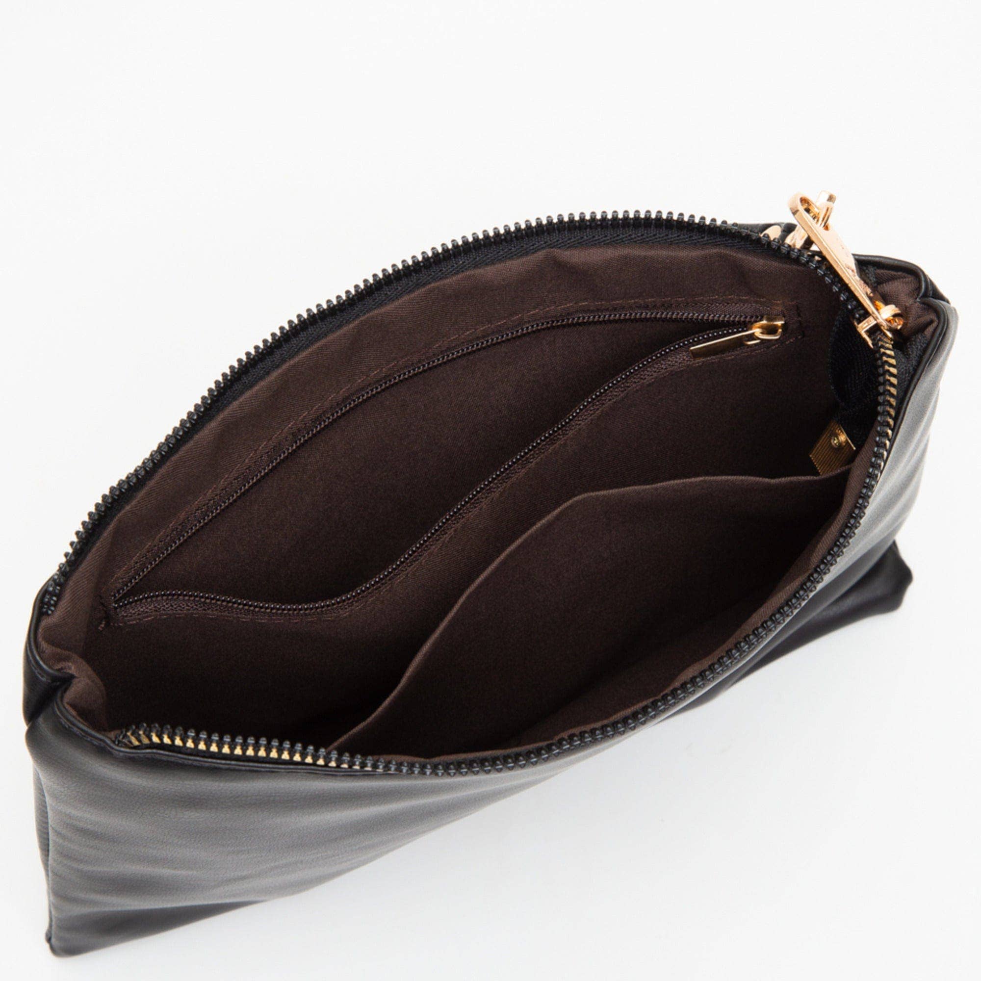 Tiara Woven Hobo Tote Bag With Pouch | Gray