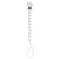 Ali+Oli Silicone Pacifier Clip | White