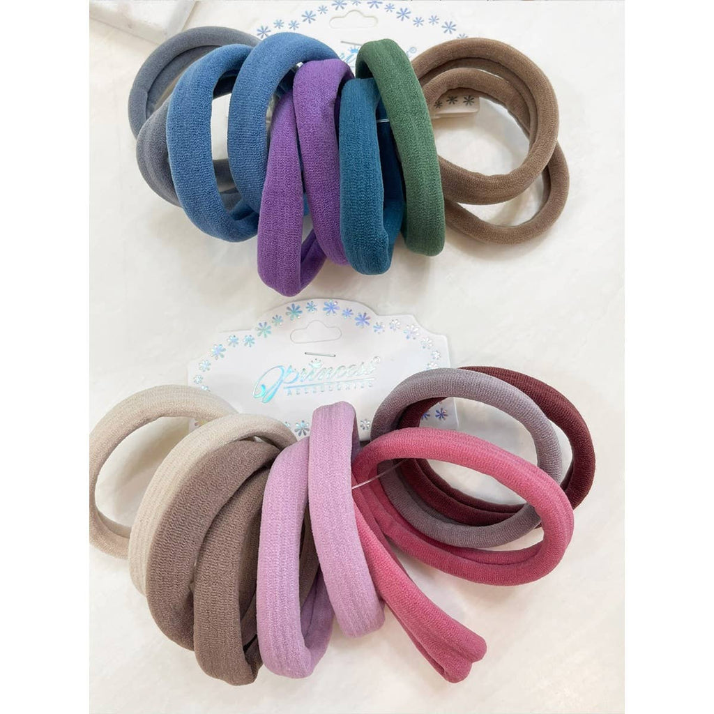 Elastic Hair Ties - Assorted Colors