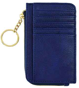 Small But Big Faux Leather Card Holder Wallet | Mauve