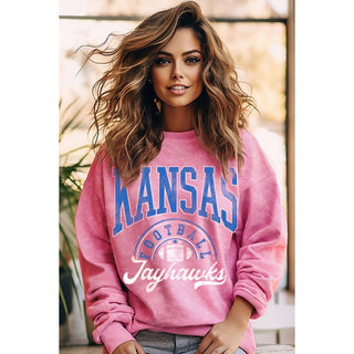 Kansas Hawks Mineral Sweatshirt | Mineral Grey