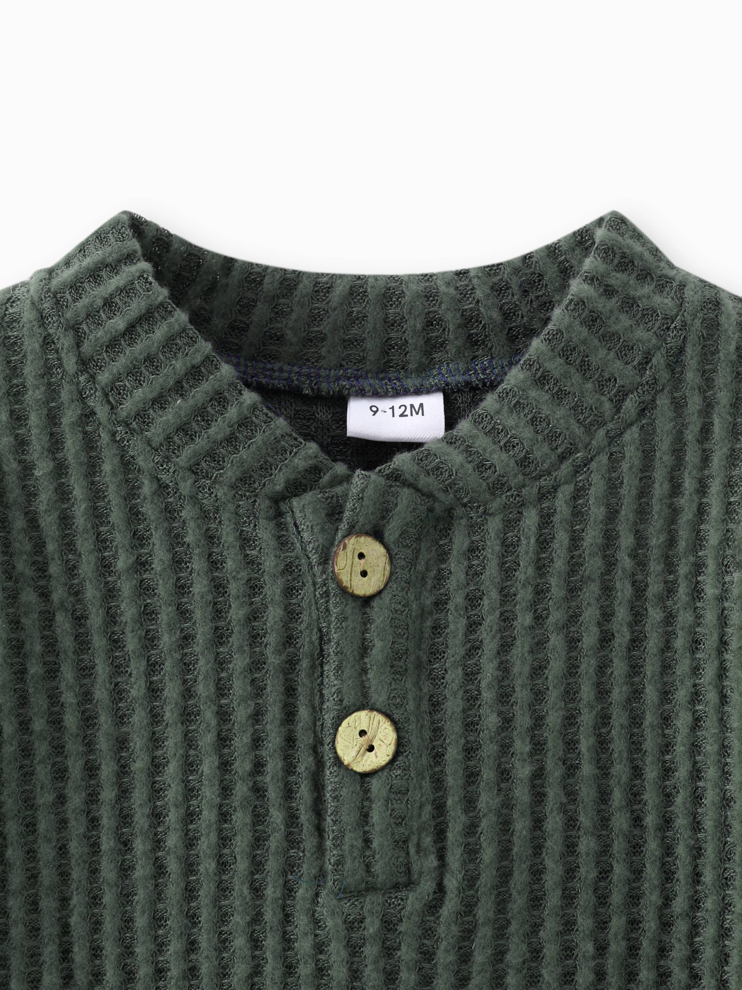 Wally Waffle Knit Set | Rust