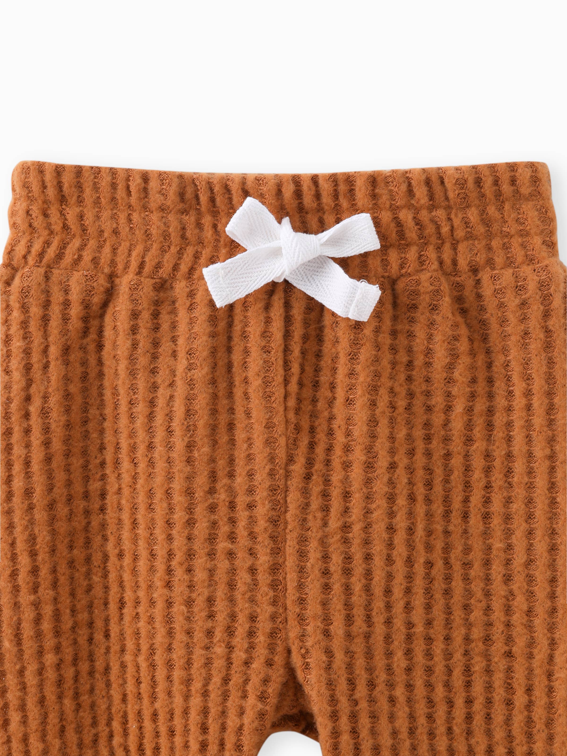 Wally Waffle Knit Set | Rust