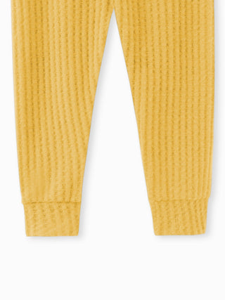 Wally Waffle Knit Set | Rust