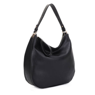 Zane Minimalistic Hobo Bag | Brown