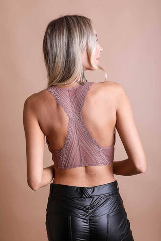 Lace Racerback Bralette | Ivory