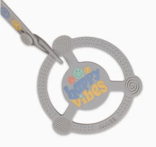 Silicone Teether Ring with Detachable Clip | Happy Baby Vibes