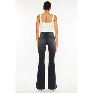 KanCan Ultra High Rise Black Flare Jeans